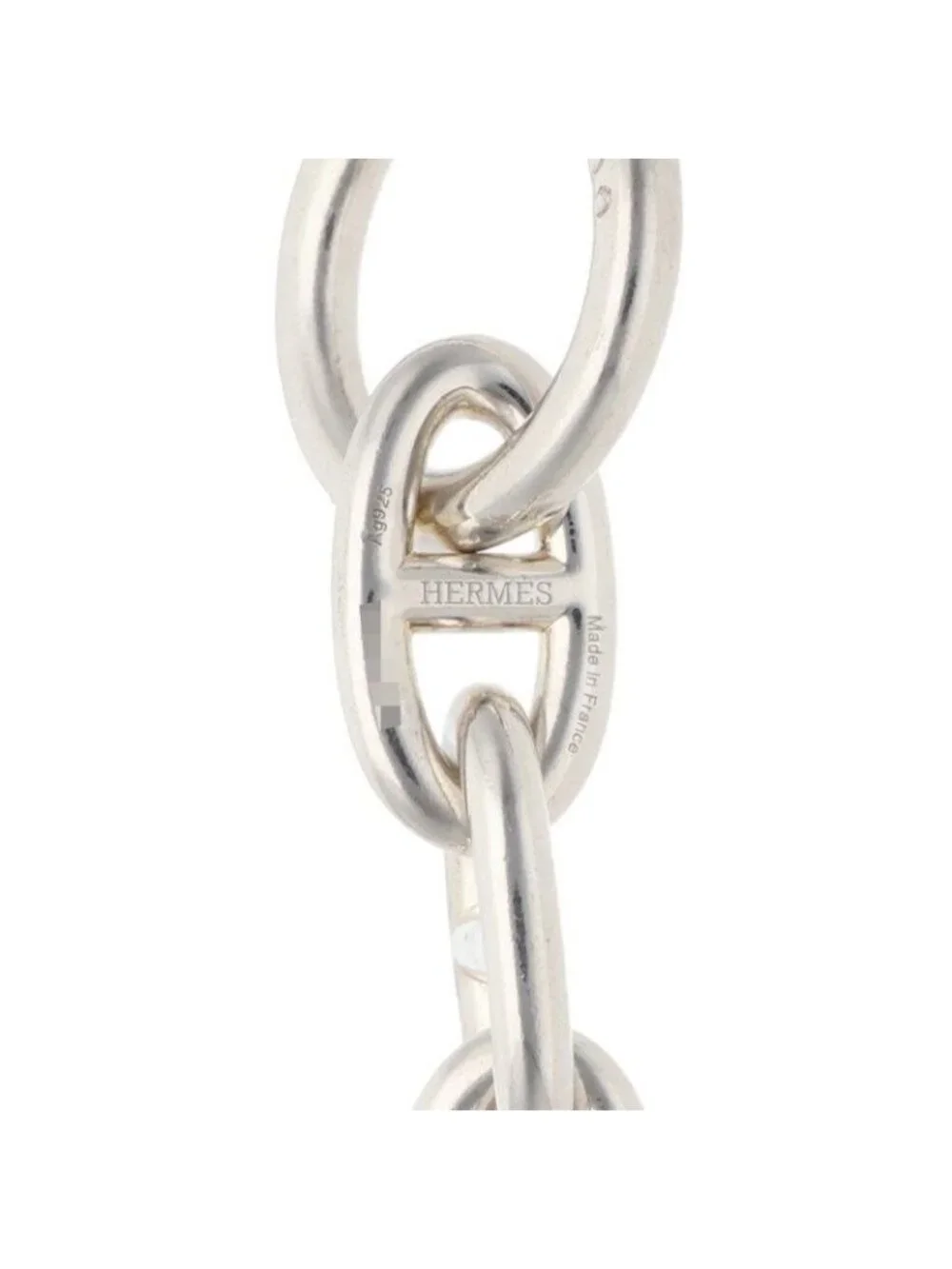 Hermes Chaine D'ancre Silver Choker Necklace GM